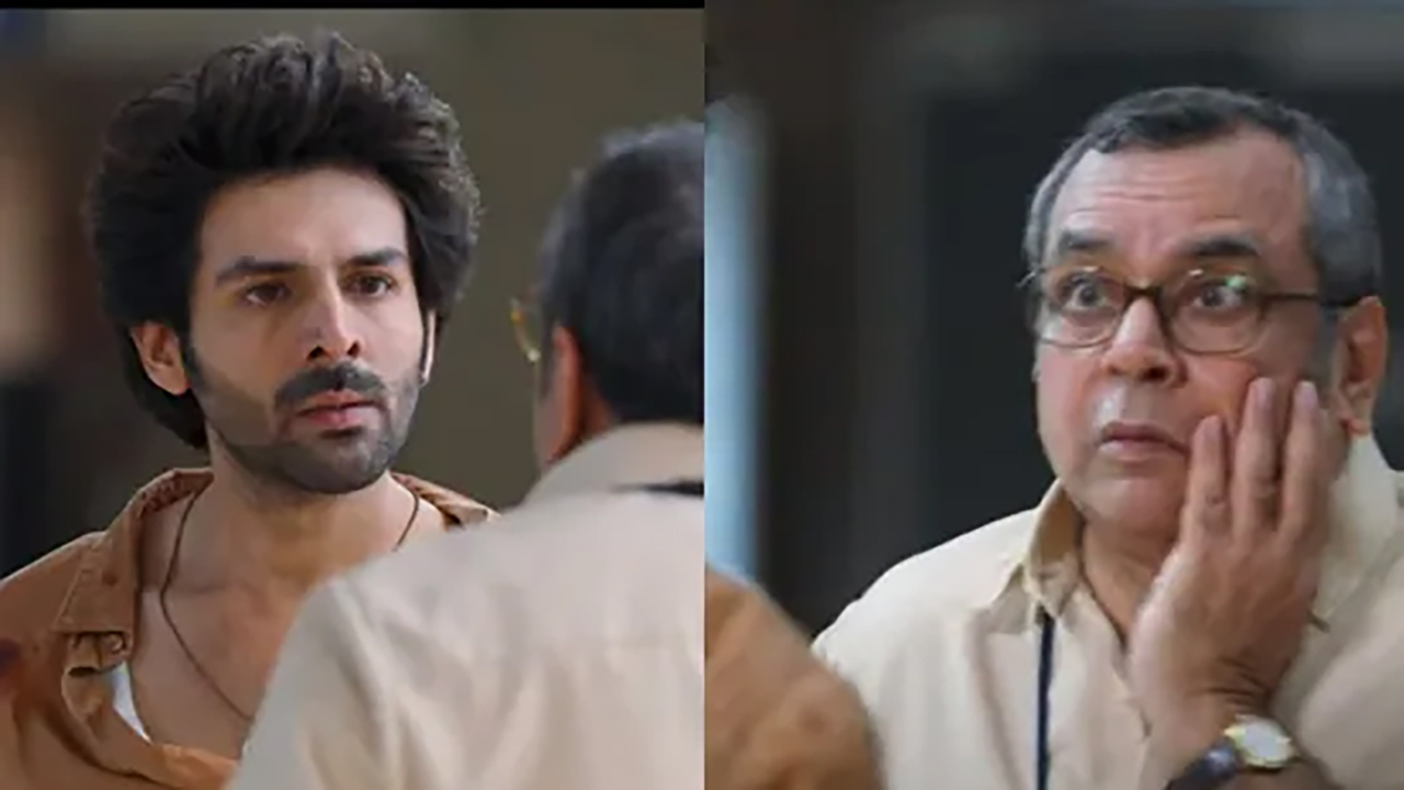 Kartik Aaryan admits to being nervous about slapping Paresh Rawal in Shehzada: ‘He said kheench…