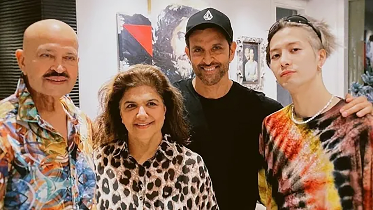 Hrithik Roshan and his family host Jackson Wang at their home, and he hopes to return more often