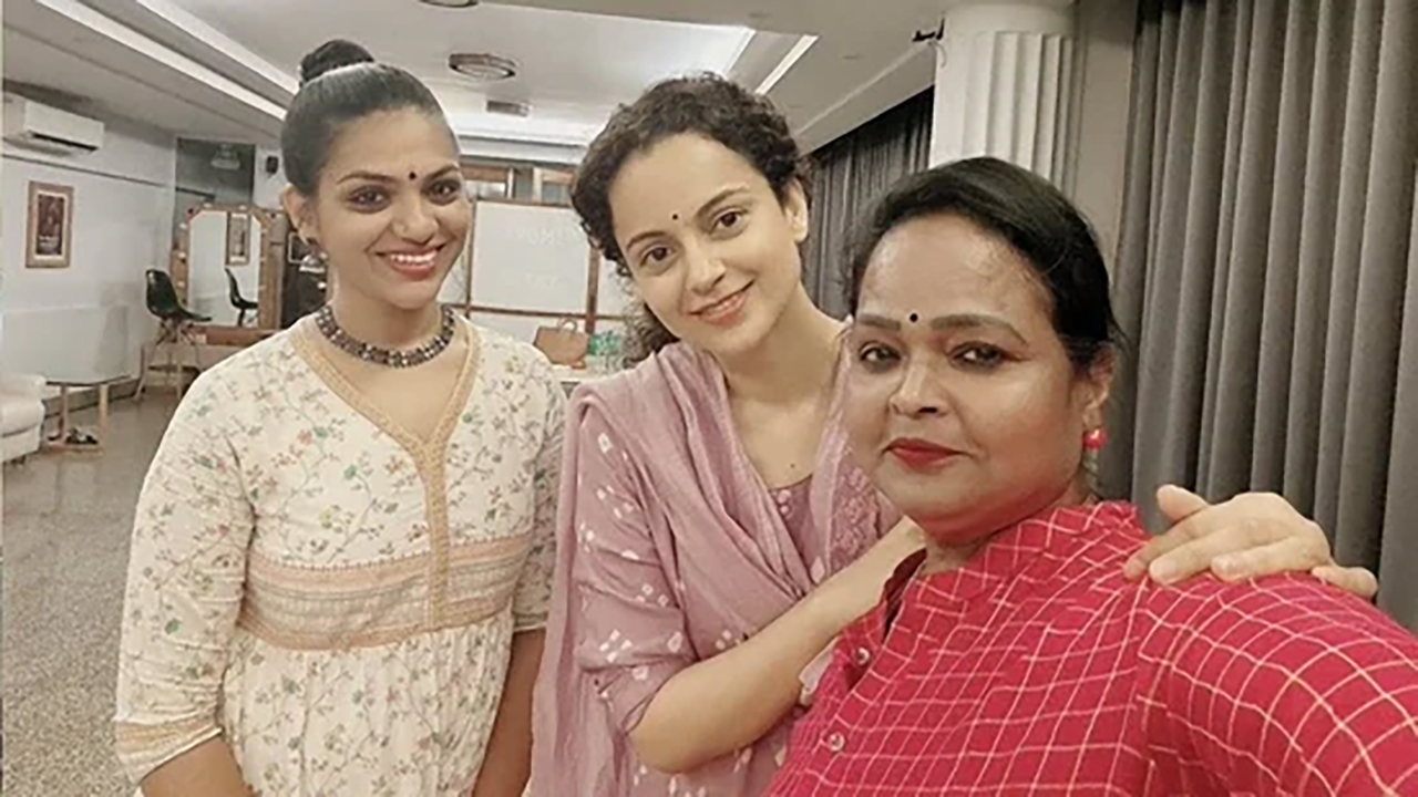 Kangana Ranaut practices for the climax song in Chandramukhi 2, which is to be composed by MM Keeravani
