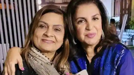 Farah Khan finally meets her ‘match’ Sima Taparia poses for a photograph, saying, ‘Tumse milke dil ka hai jo haal kya kahein…’
