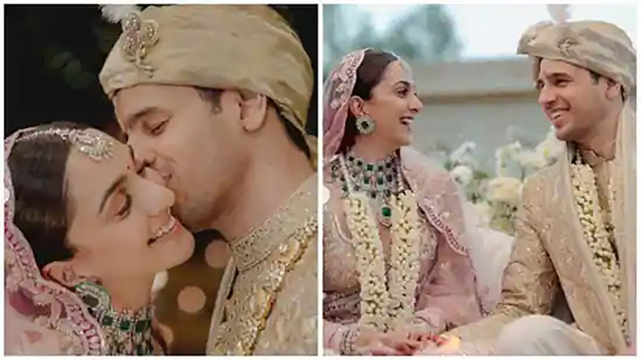 Sidharth Malhotra and Kiara Advani released their first official wedding photos