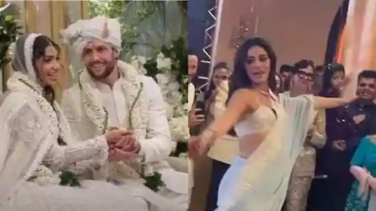 Alanna Panday marries Ivor McCray, Cousin Ananya Panday dances to Saat Samundar Paar at the wedding