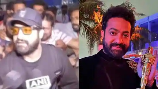 Jr. NTR thanks “every Indian” for RRR as he returns to Hyderabad and shares his “greatest moment” from the Oscars