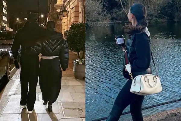 Picture surface of Alia Bhatt and her husband Ranbir Kapoor strolling in London, fans miss baby Raha