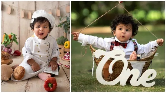 Golla, Bharti Singh’s son, becomes chef for a birthday picture shoot and we are blown over with his cuteness