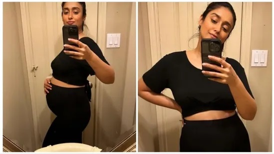 Ileana D’Cruz showcases her baby bump with pride, emphasizing the art of angles in her stunning pregnancy pictures
