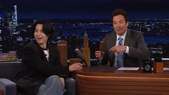 Suga goes candid on Jimmy Fallon Show, shares his pre-performance ritual