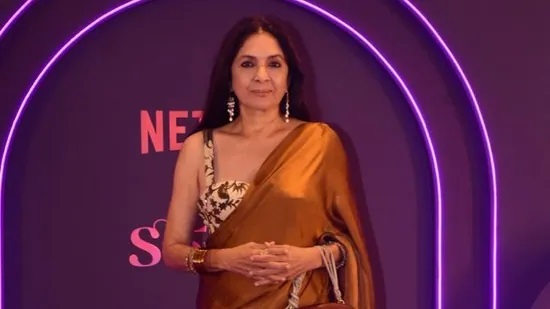Neena Gupta claims her groundbreaking on-screen kiss, the first on Indian TV, was ultimately deleted