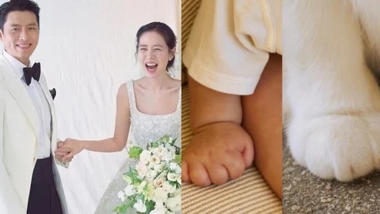 Crash Landing on You” star Son Ye-jin shares a cute moment, comparing her son’s hand with her pet’s paw