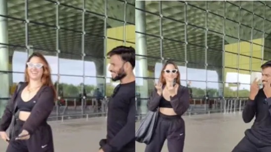 Tamannaah Bhatia Joins Enthusiastic Fan in Grooving to Jailer Song Kaavaalaa at Mumbai Airport, Acknowledges Fan’s Impressive Moves