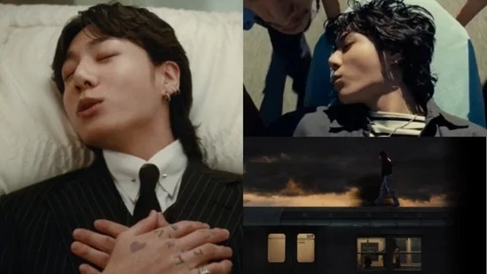 Seven Music Video: Jungkook’s train roof walk, feigned death to woo Han So-hee