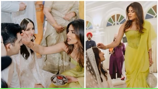 Parineeti Chopra shares unseen pic of Priyanka Chopra fixing hair at engagement