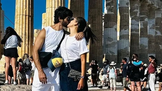 Shahid Kapoor and Mira Rajput Celebrate 8th Wedding Anniversary with a Romantic Kiss and Adorable Posts