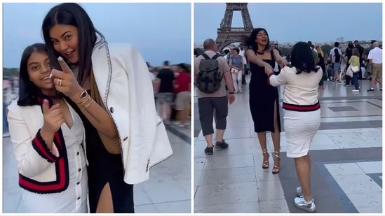 Sushmita Sen and daughter Alisah share emotional moment in Paris, dancing near Eiffel Tower before her departure for studies abroad