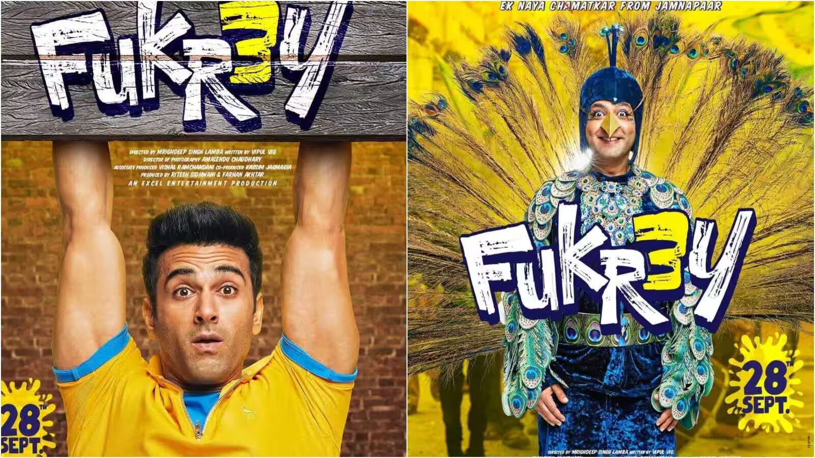 Fukrey 3: Makers provide a glimpse of Pulkit Samrat, Varun Sharma, and Richa Chadha’s characters