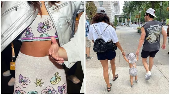 Priyanka Chopra reveals belly button piercing, shares glimpses of outings with Nick Jonas and her daughter Malti