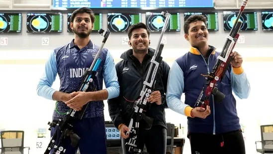 Indian Team Clinches Historic Gold at 2023 Asian Games, Sets New World Record in Men’s 10m Air Rifle Team Event