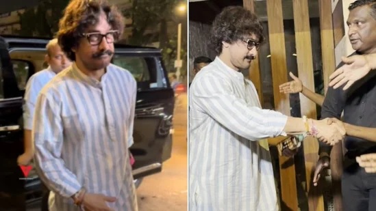 Aamir Khan Flaunts New Hairstyle, Meets Fans, and Strikes Poses for Photos