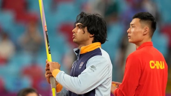 Neeraj Defends Asian Games Crown with Gold, Kishore Takes Silver in Historic 1-2 for India