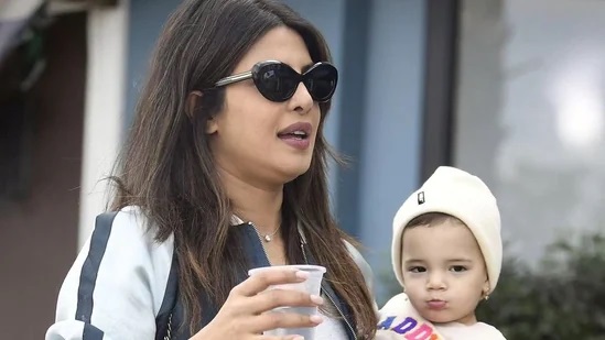 Priyanka Chopra’s LA Outing with Daughter Malti Captivates Hearts: Adorable Expressions and ‘Daddy’s Mini’ Hoodie Take Center Stage